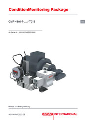 HYDAC International CMP 43x0-7- -T013 Serie Montage- Und Wartungsanleitung