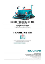 Sulky TRAMLINE CX 400 Originalbetriebsanleitung
