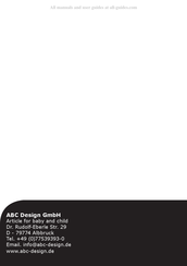 ABC Design Pramy Luxe Bedienungsanleitung