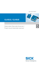 SICK CLV503 Bedienungsanleitung