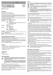 Conrad Toshiba MK2002TSKB Bedienungsanleitung