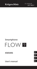 Kruger & Matz FLOW 9 Bedienungsanleitung