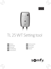 SOMFY TL 25 WT Setting tool Anleitung