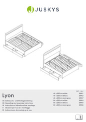 Juskys Lyon 28968 Gebrauchs- Und Montageanleitung