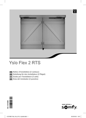 SOMFY Yslo Flex 2 RTS Anleitung Für Den Installateur