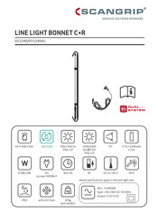 SCANGRIP LINE LIGHT BONNET C+R Bedienungsanleitung