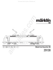 Märklin 185 Serie Bedienungsanleitung