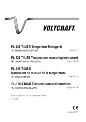 VOLTCRAFT PL-125-T4USB Bedienungsanleitung