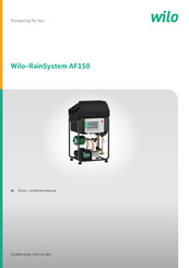 Wilo Rainsystem AF150 Einbau- Und Betriebsanleitung