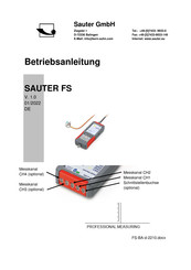 Sauter FS 2-100 Betriebsanleitung
