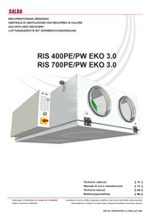 Salda RIS 400PE/PW EKO 3.0 Bedienungsanleitung