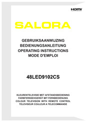 Salora 48LED9102CS Bedienungsanleitung
