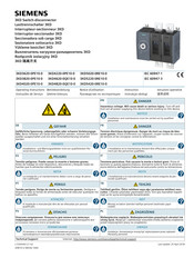 Siemens 3KD4220-0PE10-0 Betriebsanleitung