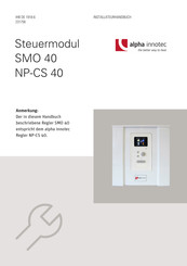 alpha innotec NP-CS 40 Installateurhandbuch
