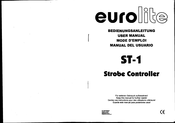 EuroLite ST-1 Strobe Controller Betriebsanleitung