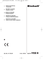 EINHELL 41.723.91 Bedienungsanleitung