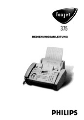 Philips Faxjet 375 Bedienungsanleitung