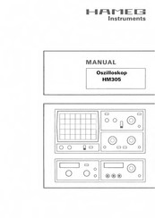 Hameg Instruments HM305 Bedienungsanleitung