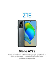ZTE Blade A72s Schnellstartanleitung