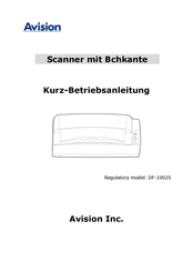 Avision FB2280E Kurz- Betriebsanleitung