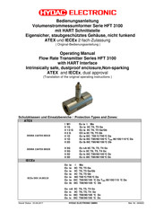 HYDAC ELECTRONIC HFT 3100 Serie Bedienungsanleitung