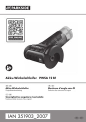 Parkside PWSA 12 B1 Originalbetriebsanleitung