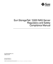 Sun Microsystems StorageTek 5320 NAS Bedienungsanleitung
