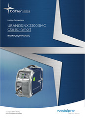 voestalpine bohler URANOS NX 2200 SMC Classic Bedienungsanleitung