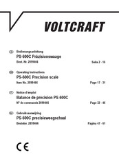 VOLTCRAFT PS-600C Bedienungsanleitung
