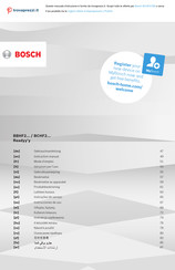 Bosch Readyy'y BCHF2-Serie Gebrauchsanleitung