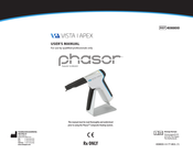 Vista Apex 408800 Benutzerhandbuch