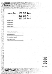 Satrap oecoplan 223 GT A++ Gebrauchsanleitung