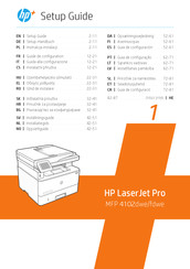 HP LaserJet Pro MFP 4102dwe Installations-Handbuch
