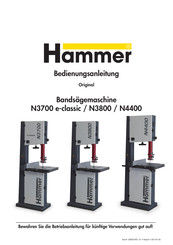 Hammer N3700 e-classic Bedienungsanleitung