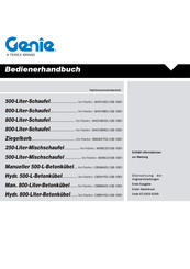Terex Genie MXBC515B-1001 Bedienerhandbuch