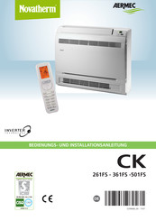 AERMEC Novatherm CK 261FS Bedienungs- Und Installationsanleitung