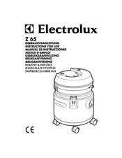 Electrolux Z 65 Gebrauchsanleitung