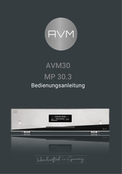 AVM AVM30 MP 30.3 Bedienungsanleitung