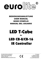 EuroLite LED T-Cube Bedienungsanleitung