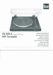 Dual CS 505-4 Bedienungsanleitung