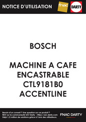 Bosch CTL9 Serie Gebrauchsanleitung