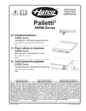 Hatco Palletti IWRM-Serie Installations- Und Bedienungshandbuch