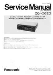 Panasonic CQ-K02EG Serviceanleitung