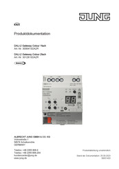Jung 301281SDA2R Produktdokumentation