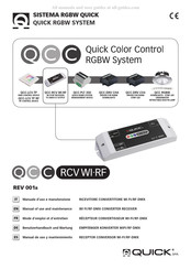 Quick QCC-RCV WI/RF Benutzerhandbuch Und Wartung