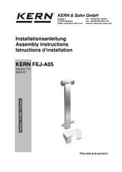KERN FEJ-A05 Installationsanleitung