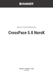 Hammer CrossPace 5.0 NorsK Anleitung