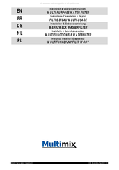 Aquion MultiMix Simplex Eco 37 Installations- Und Gebrauchsanleitung