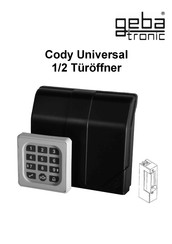 Geba Tronic Cody Universal 1 Gerätebeschreibung