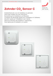 Zehnder CO2 Sensor C Kurzanleitung Für Installateure